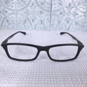 Ray-Ban RB7017 5196 Black Rectangular Eyeglasses Frame 54-17-145 Flex Hinge